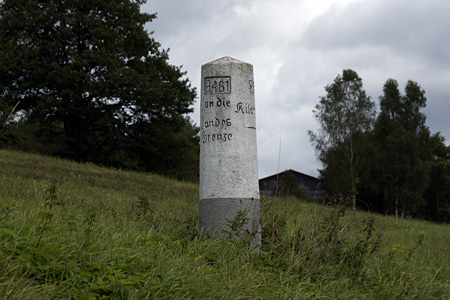 Bayrische Kilometersäule Speicherz