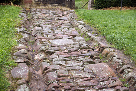 Historischer Straßenbelag