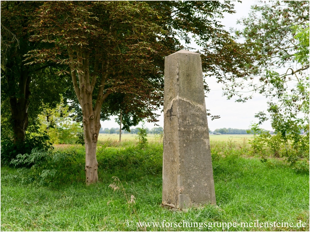 Preußischer Ganmeilenstein Friesack