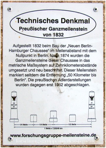 Ganzmeilenstein Ribbeck