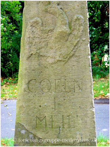Preußischer Ganzmeilenstein Köln-Ostheim