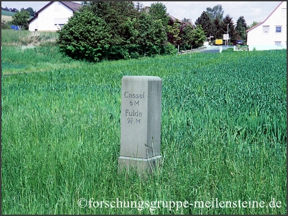 Hessischer Ganzmeilenstein Alheim-Heinebach