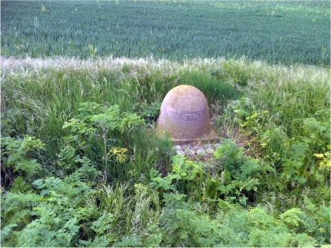 Preußischer Viertelmeilenstein Aseleben/Seeburg