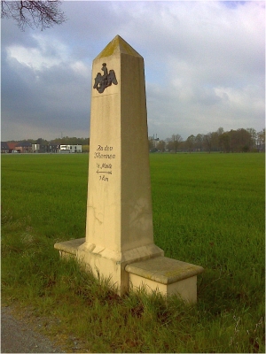 Preußischer Ganzmeilenobelisk Bad Waldliesborn-Nord