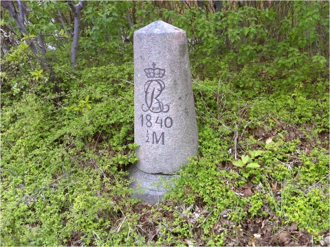 Dänischer Halbmeilenstein Bargfeld-Stegen