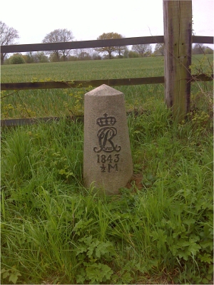 Dänischer Halbmeilenstein Delingsdorf/Bargteheide