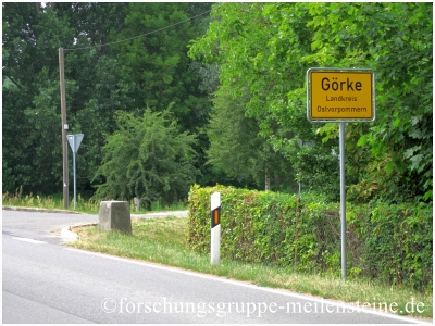 Preußischer Meilenobelisk Görke