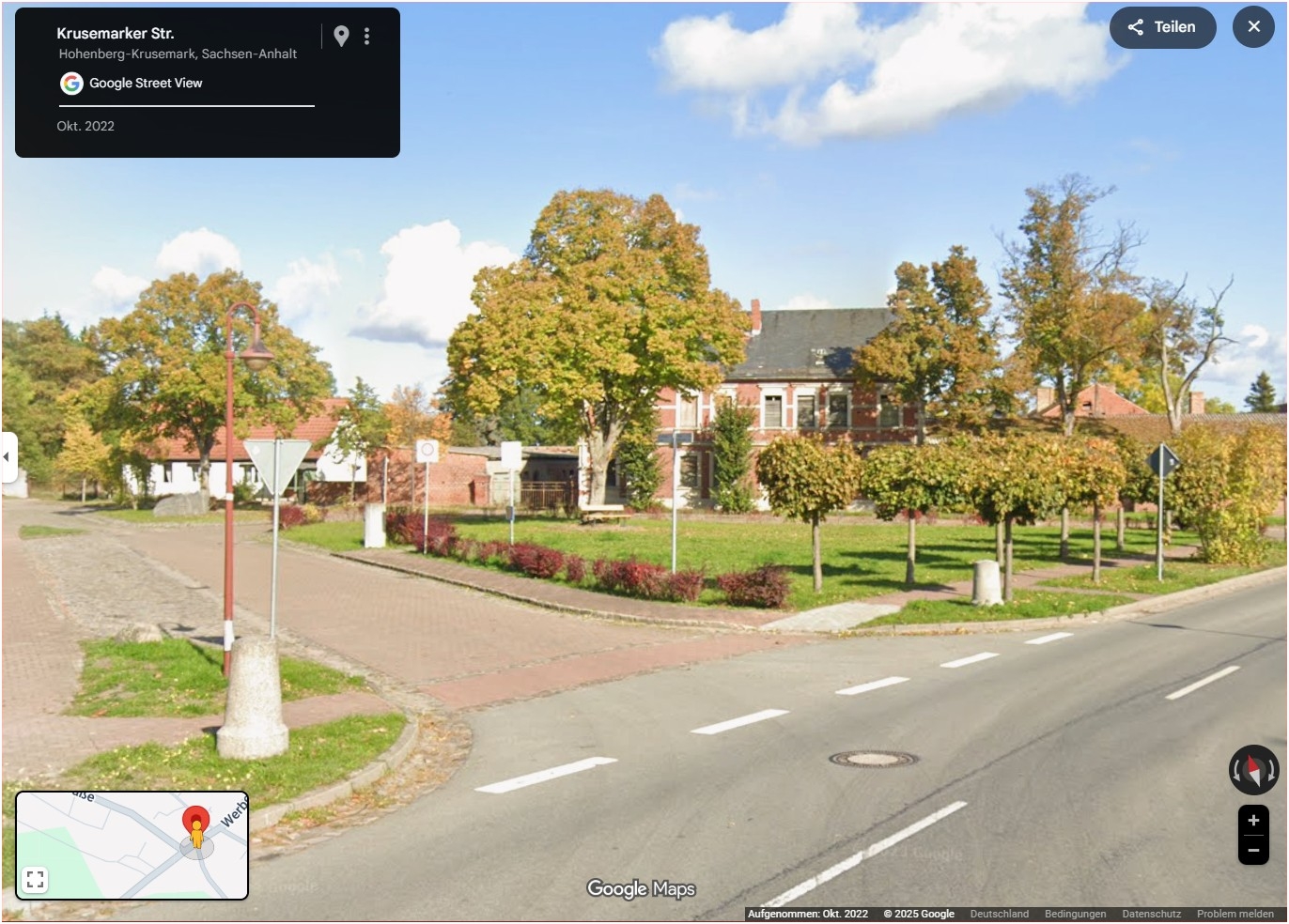 Preußischer Rundsockelstein Hindenburg