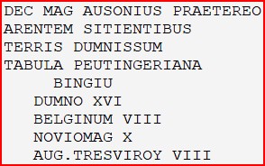 Römischer Meilenstein Kirchberg (Hunsrück)
