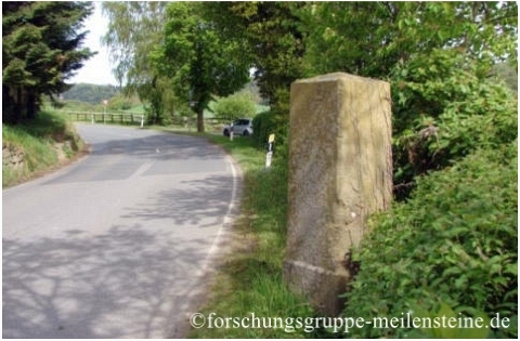 Lippischer Ganzmeilenstein Langenholzhausen