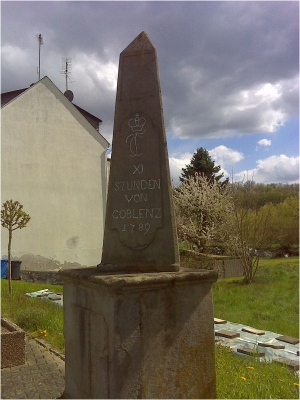 Kurtrierischer Stundenstein Oberbrechen