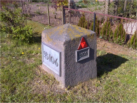 Mecklenburg-Schweriner Halbmeilenobelisk Ortkrug