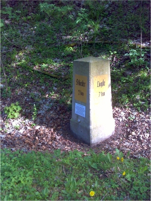 Lippischer Ganzmeilenstein Schieder